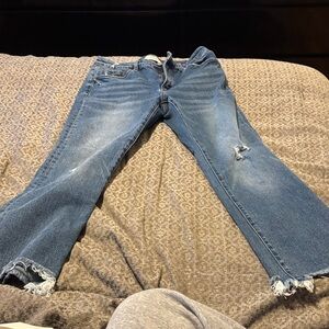 Lovervet Classic Blue Distressed Women's Jeans